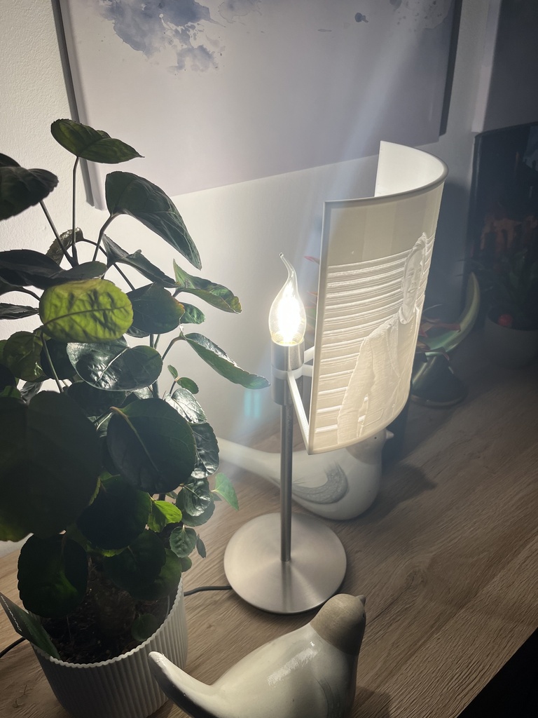 Booglamp op voet Allu